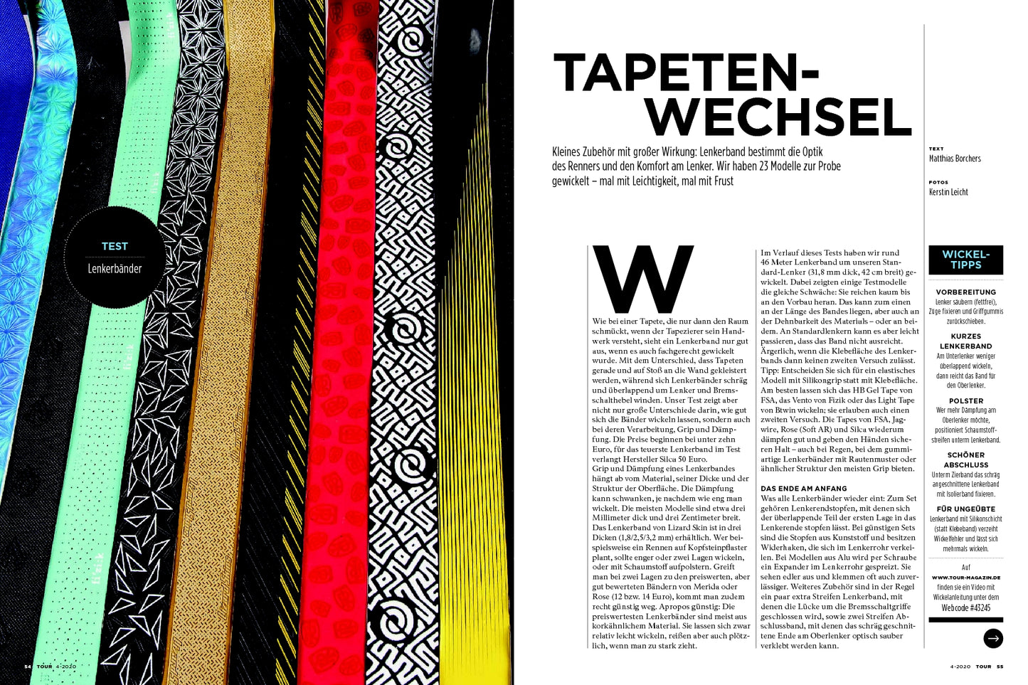 23 Lenkerbänder im Test