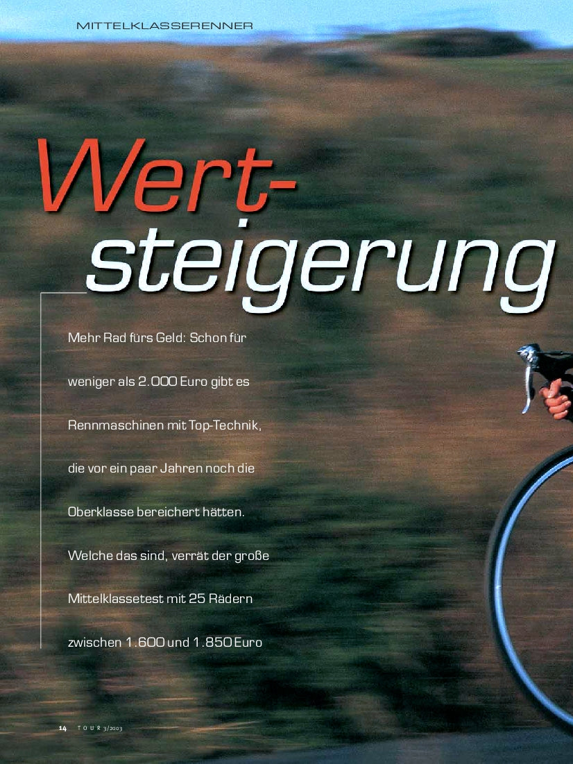 25 Mittelklasseräder unter 2000 Euro