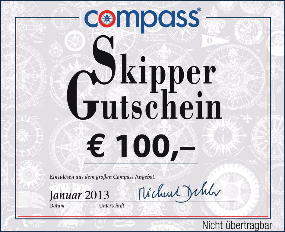Compass-Warengutschein über € 100,-