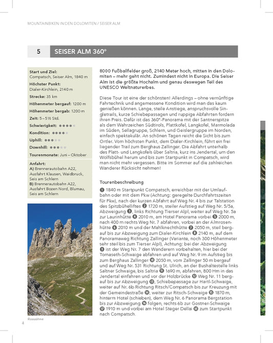 5 Dolomiten-Panorama-Touren