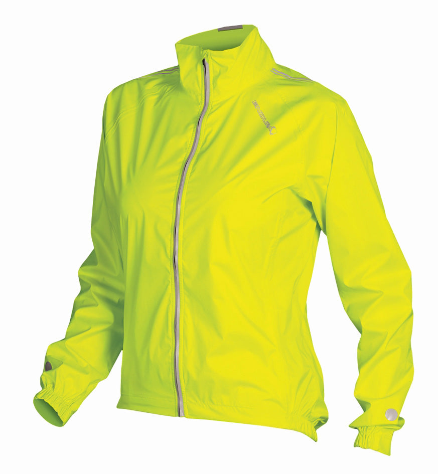 Endura-Regenjacke Frauen neongelb XL