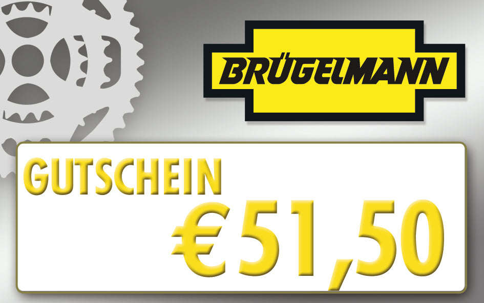BRÜGELMANN-Gutschein 51,50 €