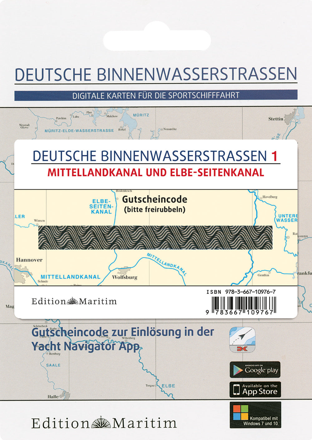 Band 1 - Mittellandkanal und Elbe-Seitenkanal (Gutscheincode-Karte)
