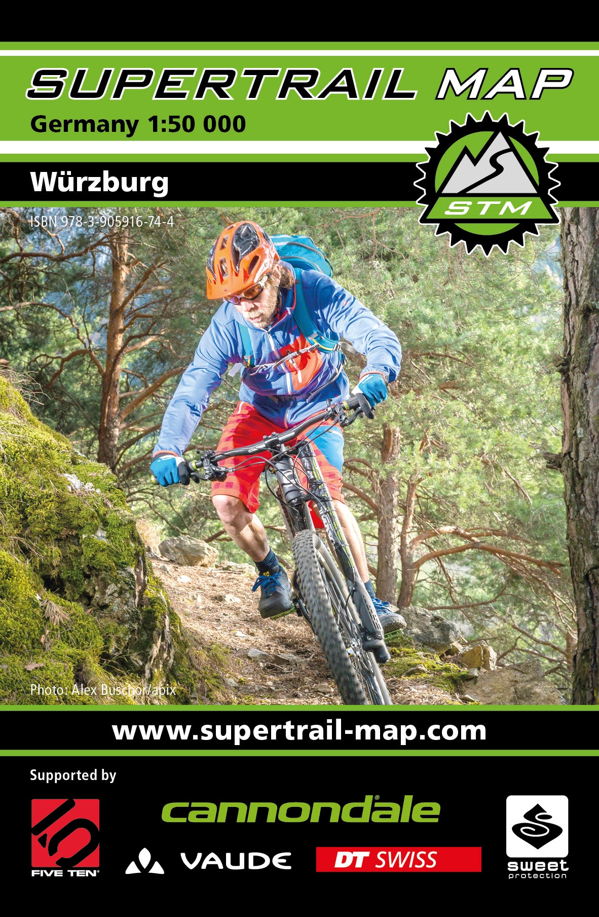 Supertrail Map Würzburg