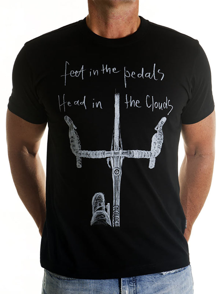 T-Shirt Feet In The Pedals