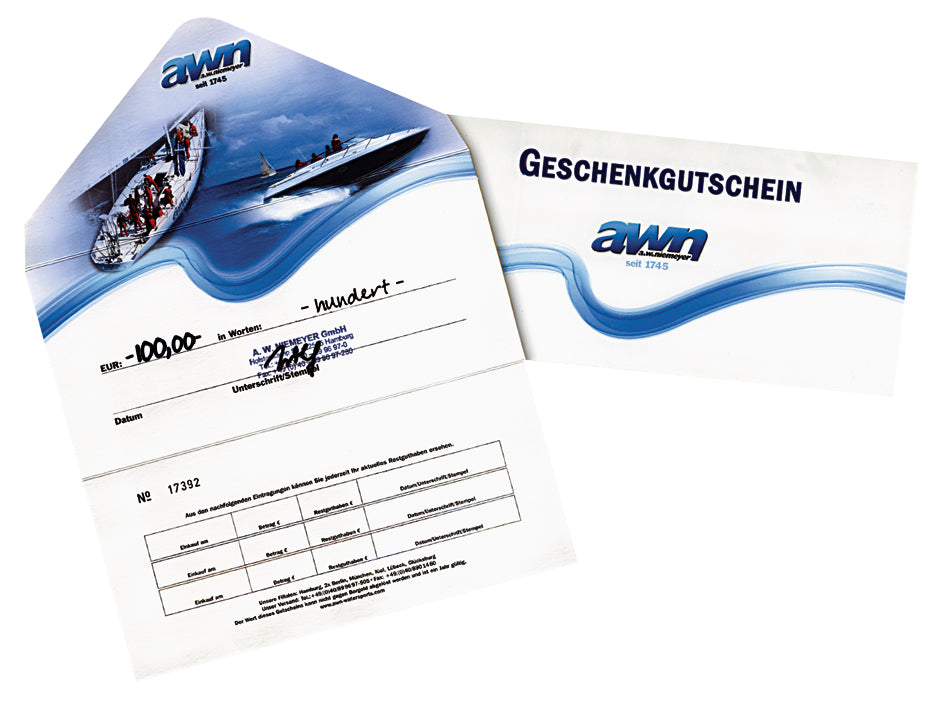 AWN Gutschein € 100
