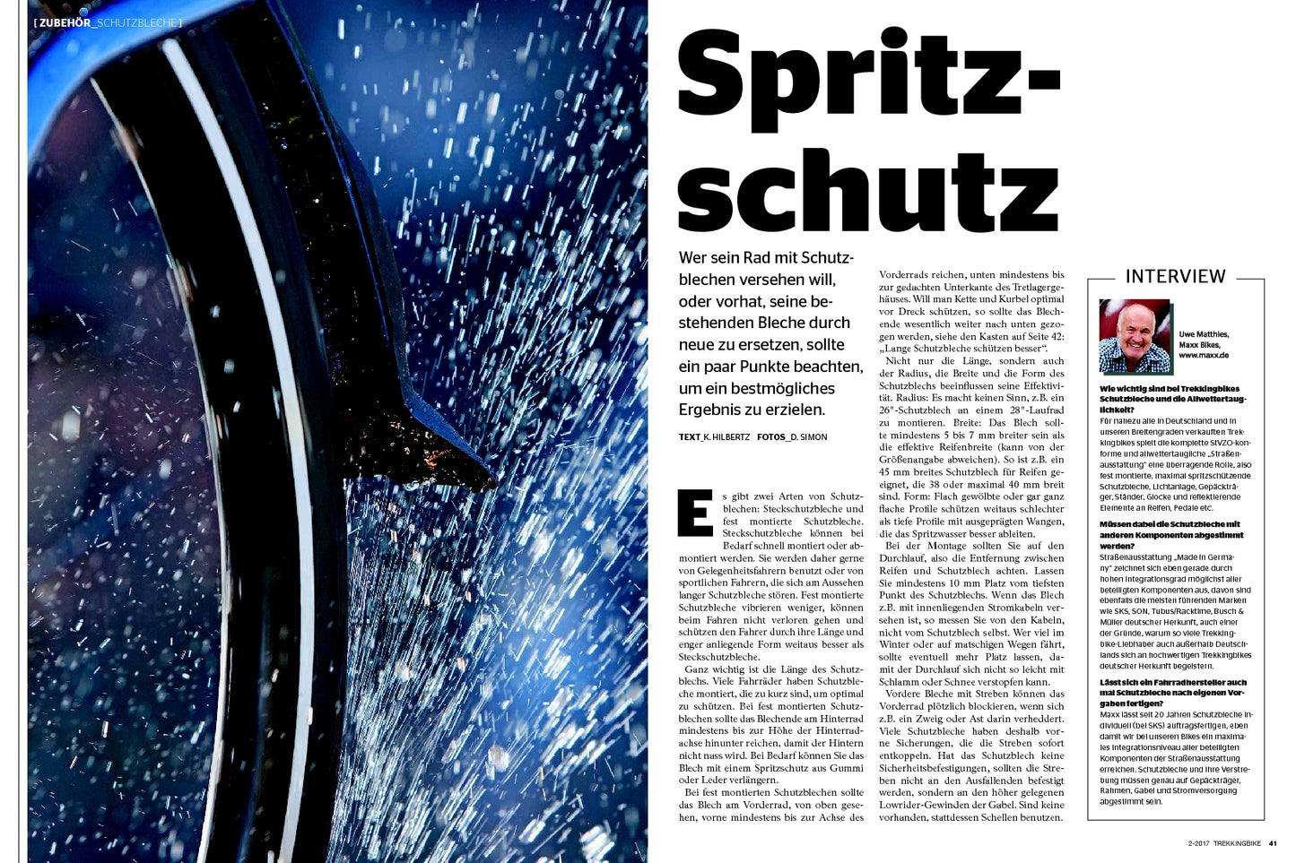 12 Schutzblechmodelle im Test