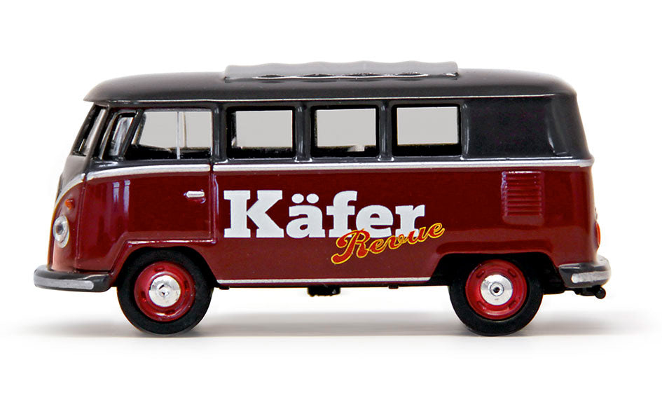VW T1 Bulli mit KÄFER REVUE-Logo