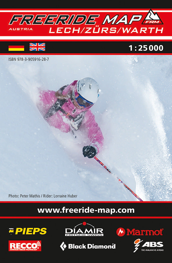 Freeride Map Lech / Zürs / Warth
