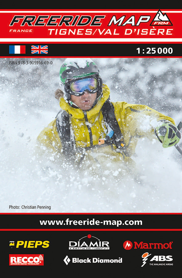Freeride Map Tignes / Val d’Isäre