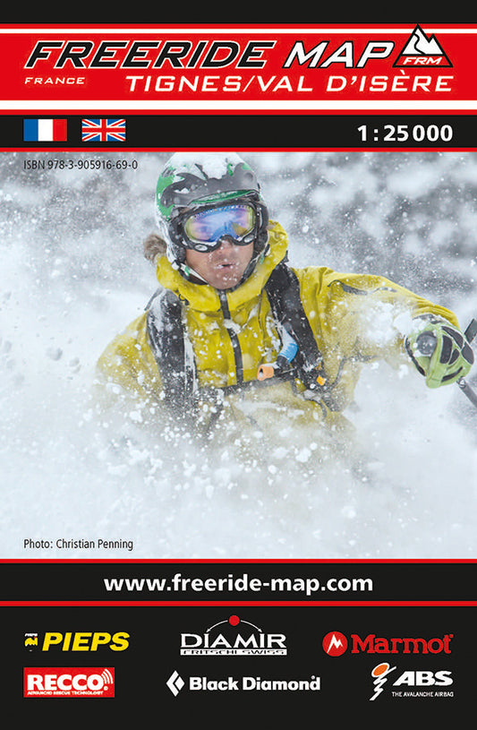 Freeride Map Tignes / Val d’Isäre