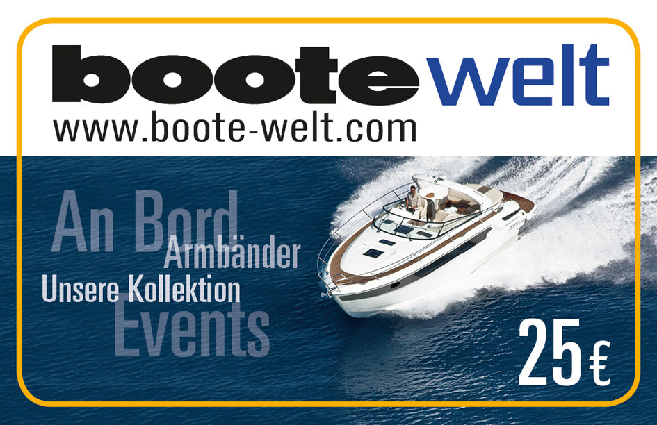 BOOTE-Welt-Warengutschein 25,- Euro