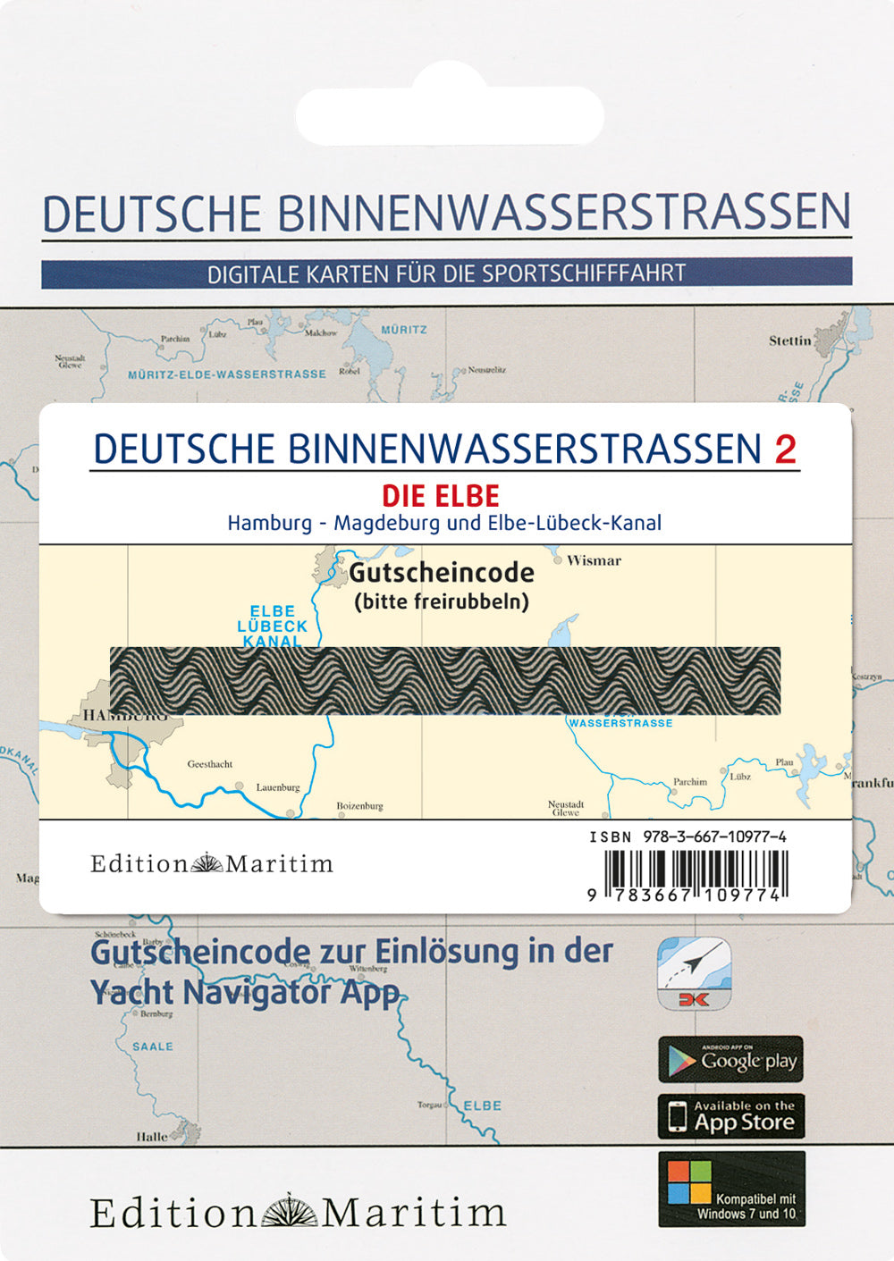 Band 2 - Die Elbe / Hamburg - Magdeburg und Elbe-Lübeck-Kanal (Gutscheincode-Karte)
