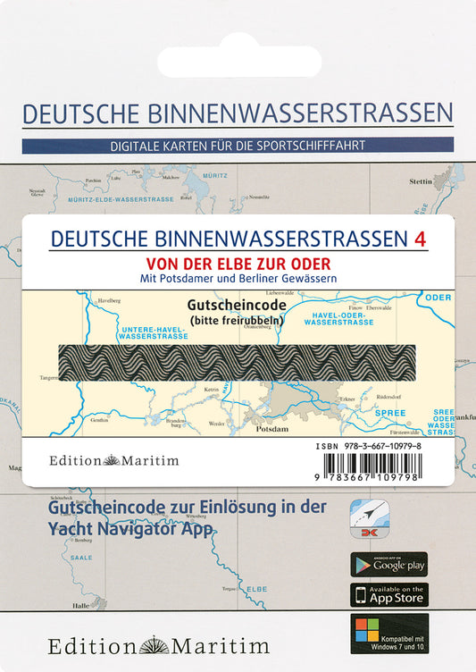 Band 4 - Von der Elbe zur Oder / Mit Potsdamer und Berliner Gewässern (Gutscheincode-Karte)