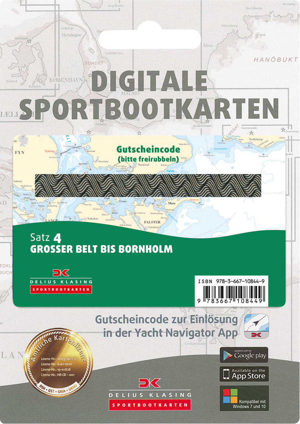 Satz 4 - Großer Belt bis Bornholm (Gutscheincode)