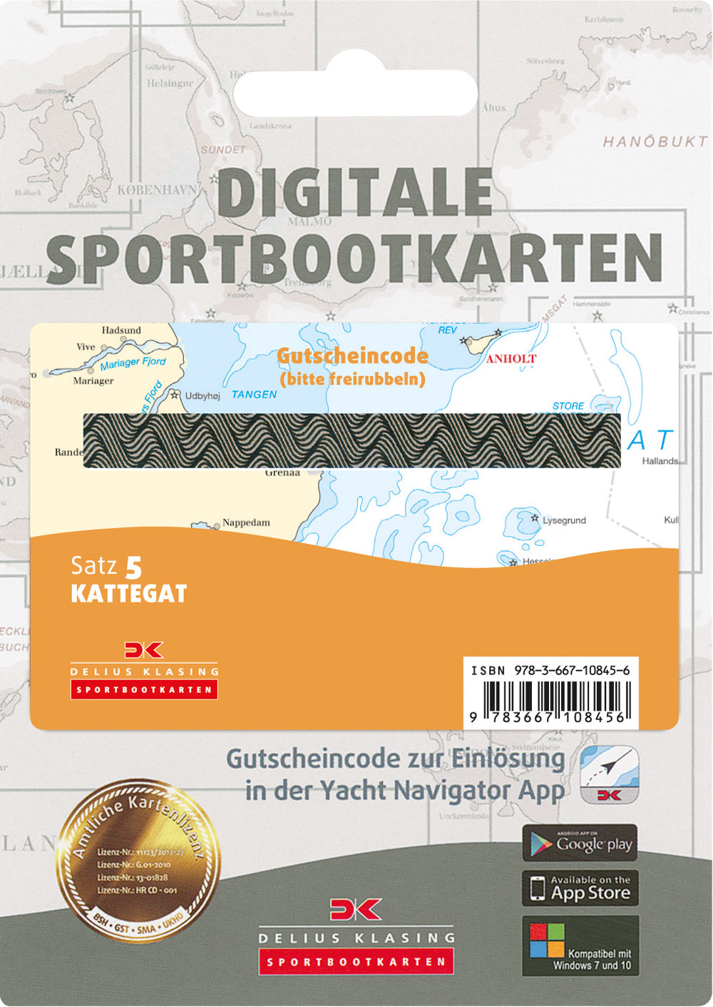 Satz 5 - Kattegat (Gutscheincode-Karte)