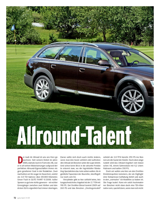 A6 Allroad 3.0 TFSI mit 290 PS