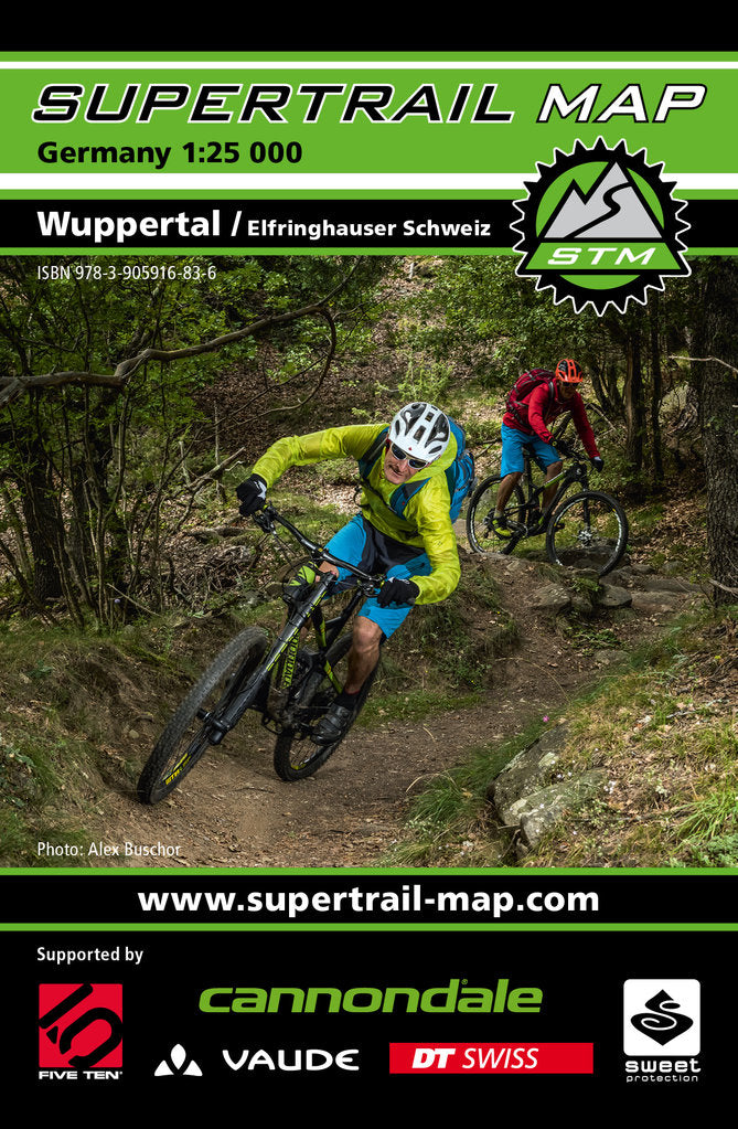 Supertrail Map Wuppertal / Elfringhauser Schweiz