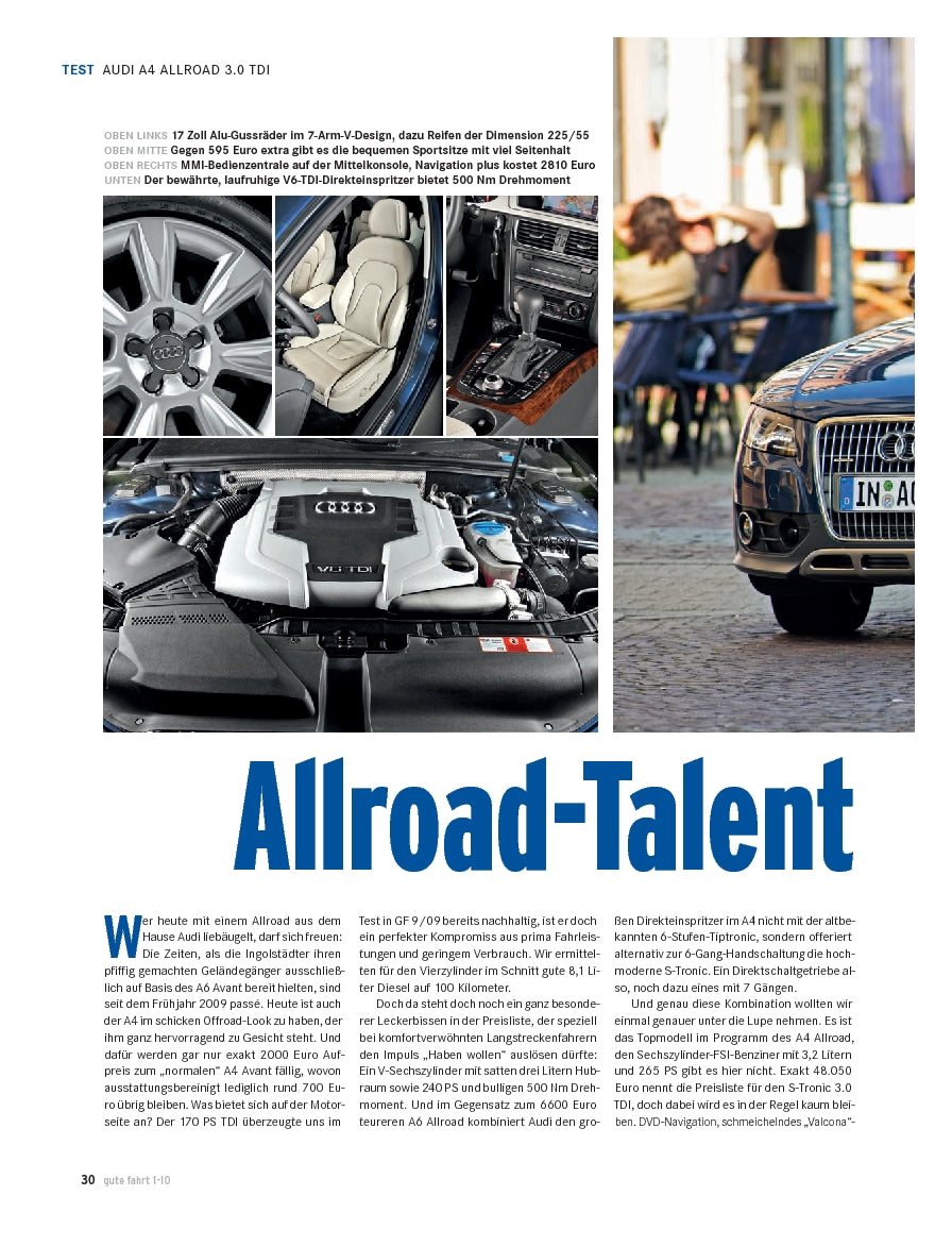 A4 Allroad 3.0 TDI mit 240 PS