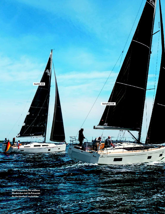 38-Fuß-Vergleich, Teil 1: Hanse 388, Dufour 390, Bavaria C38