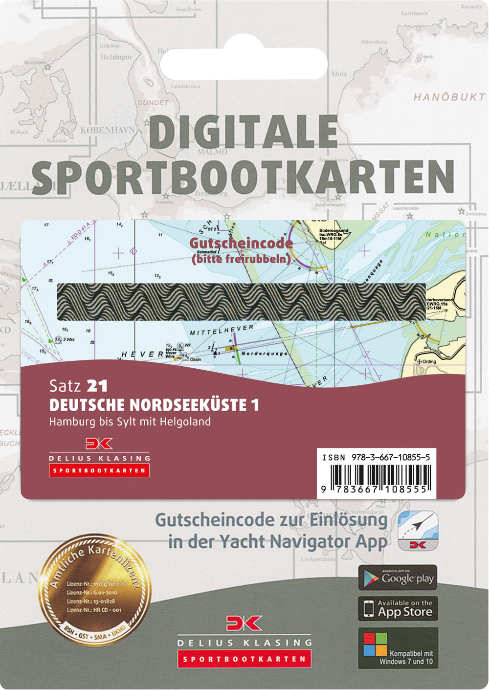 Satz 21 - Deutsche Nordseeküste 1 (Gutscheincode)